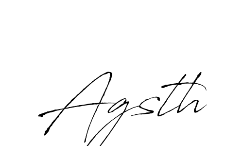 The best way (Antro_Vectra) to make a short signature is to pick only two or three words in your name. The name Agsth include a total of six letters. For converting this name. Agsth signature style 6 images and pictures png
