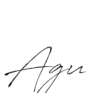 Also we have Agu name is the best signature style. Create professional handwritten signature collection using Antro_Vectra autograph style. Agu signature style 6 images and pictures png