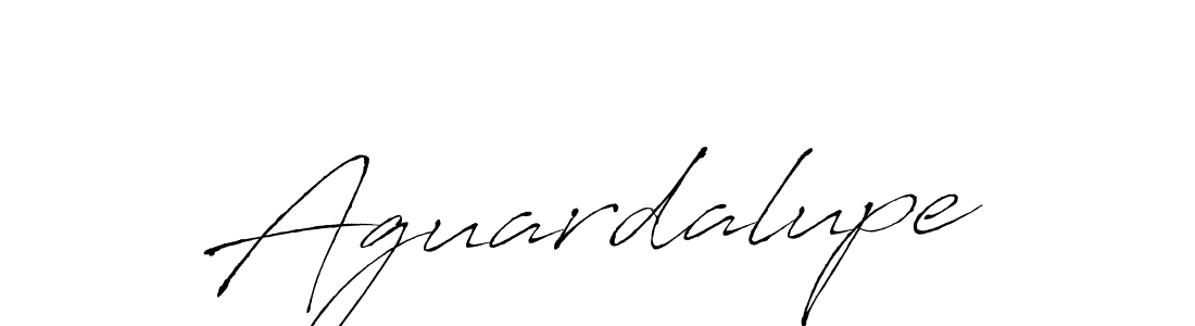 Make a beautiful signature design for name Aguardalupe. With this signature (Antro_Vectra) style, you can create a handwritten signature for free. Aguardalupe signature style 6 images and pictures png