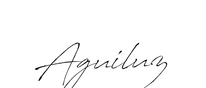 if you are searching for the best signature style for your name Aguiluz. so please give up your signature search. here we have designed multiple signature styles  using Antro_Vectra. Aguiluz signature style 6 images and pictures png