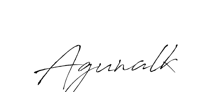 Make a beautiful signature design for name Agunalk. Use this online signature maker to create a handwritten signature for free. Agunalk signature style 6 images and pictures png