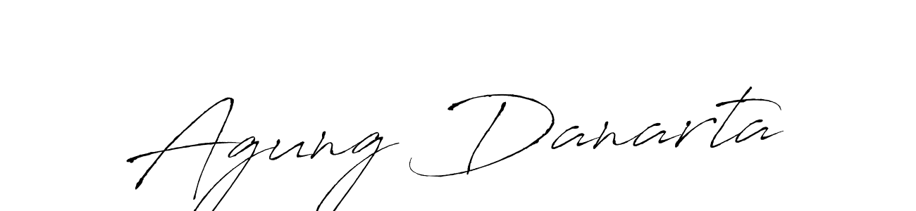 Create a beautiful signature design for name Agung Danarta. With this signature (Antro_Vectra) fonts, you can make a handwritten signature for free. Agung Danarta signature style 6 images and pictures png