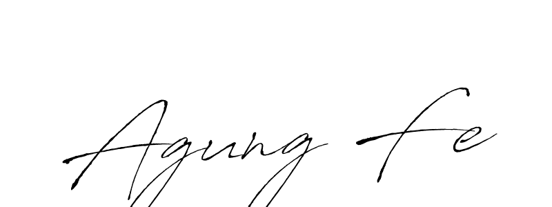 It looks lik you need a new signature style for name Agung Fe. Design unique handwritten (Antro_Vectra) signature with our free signature maker in just a few clicks. Agung Fe signature style 6 images and pictures png