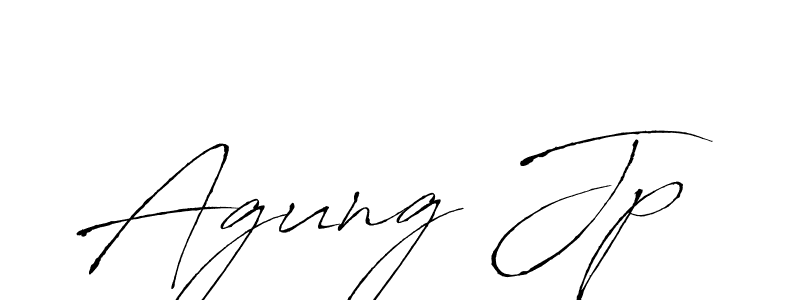 The best way (Antro_Vectra) to make a short signature is to pick only two or three words in your name. The name Agung Jp include a total of six letters. For converting this name. Agung Jp signature style 6 images and pictures png