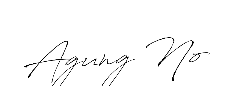 Also we have Agung No name is the best signature style. Create professional handwritten signature collection using Antro_Vectra autograph style. Agung No signature style 6 images and pictures png