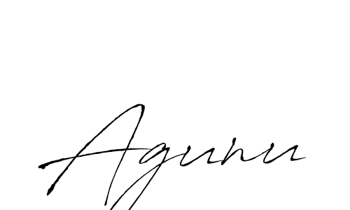 How to make Agunu signature? Antro_Vectra is a professional autograph style. Create handwritten signature for Agunu name. Agunu signature style 6 images and pictures png