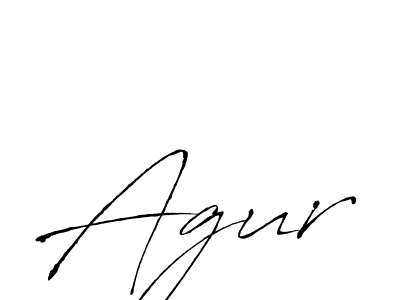 Create a beautiful signature design for name Agur. With this signature (Antro_Vectra) fonts, you can make a handwritten signature for free. Agur signature style 6 images and pictures png