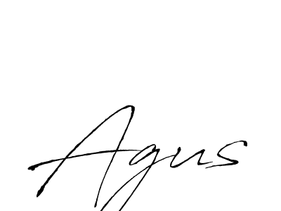 How to make Agus name signature. Use Antro_Vectra style for creating short signs online. This is the latest handwritten sign. Agus signature style 6 images and pictures png