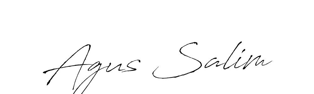 How to make Agus Salim signature? Antro_Vectra is a professional autograph style. Create handwritten signature for Agus Salim name. Agus Salim signature style 6 images and pictures png