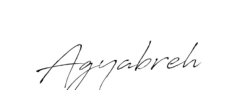 Antro_Vectra is a professional signature style that is perfect for those who want to add a touch of class to their signature. It is also a great choice for those who want to make their signature more unique. Get Agyabreh name to fancy signature for free. Agyabreh signature style 6 images and pictures png