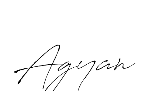 Create a beautiful signature design for name Agyan. With this signature (Antro_Vectra) fonts, you can make a handwritten signature for free. Agyan signature style 6 images and pictures png