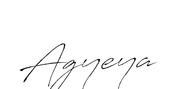 How to make Agyeya signature? Antro_Vectra is a professional autograph style. Create handwritten signature for Agyeya name. Agyeya signature style 6 images and pictures png