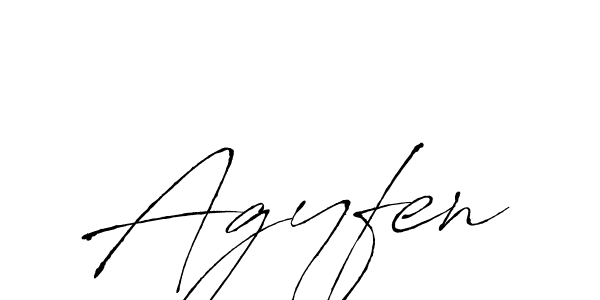 Also we have Agyfen name is the best signature style. Create professional handwritten signature collection using Antro_Vectra autograph style. Agyfen signature style 6 images and pictures png