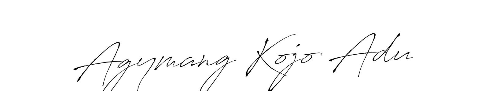This is the best signature style for the Agymang Kojo Adu name. Also you like these signature font (Antro_Vectra). Mix name signature. Agymang Kojo Adu signature style 6 images and pictures png