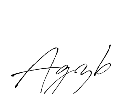 Also You can easily find your signature by using the search form. We will create Agzb name handwritten signature images for you free of cost using Antro_Vectra sign style. Agzb signature style 6 images and pictures png