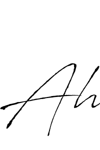 Ah stylish signature style. Best Handwritten Sign (Antro_Vectra) for my name. Handwritten Signature Collection Ideas for my name Ah. Ah signature style 6 images and pictures png