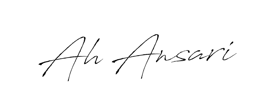 You can use this online signature creator to create a handwritten signature for the name Ah Ansari. This is the best online autograph maker. Ah Ansari signature style 6 images and pictures png