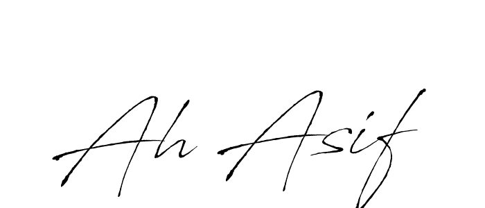 Ah Asif stylish signature style. Best Handwritten Sign (Antro_Vectra) for my name. Handwritten Signature Collection Ideas for my name Ah Asif. Ah Asif signature style 6 images and pictures png