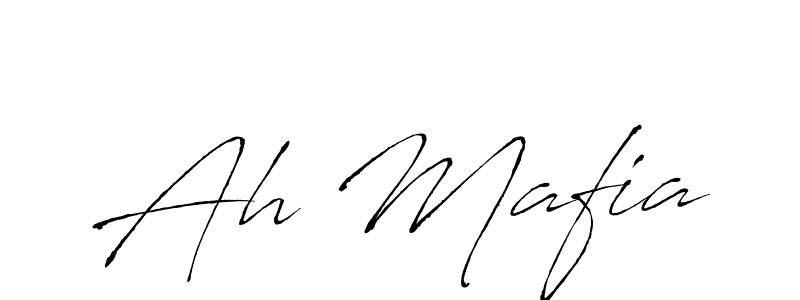 Also we have Ah Mafia name is the best signature style. Create professional handwritten signature collection using Antro_Vectra autograph style. Ah Mafia signature style 6 images and pictures png