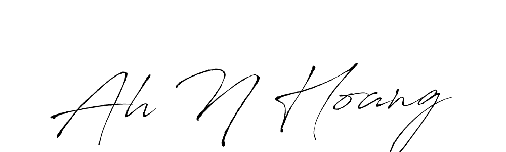 Design your own signature with our free online signature maker. With this signature software, you can create a handwritten (Antro_Vectra) signature for name Ah N Hoang. Ah N Hoang signature style 6 images and pictures png