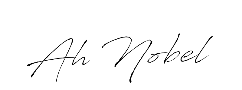 Here are the top 10 professional signature styles for the name Ah Nobel. These are the best autograph styles you can use for your name. Ah Nobel signature style 6 images and pictures png