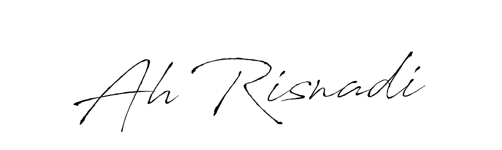 You should practise on your own different ways (Antro_Vectra) to write your name (Ah Risnadi) in signature. don't let someone else do it for you. Ah Risnadi signature style 6 images and pictures png