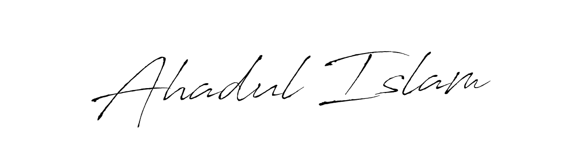 Design your own signature with our free online signature maker. With this signature software, you can create a handwritten (Antro_Vectra) signature for name Ahadul Islam. Ahadul Islam signature style 6 images and pictures png