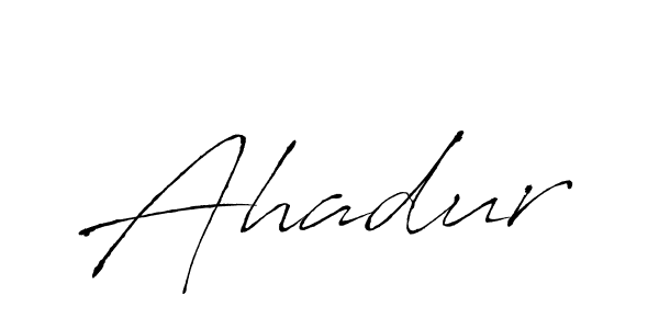 Antro_Vectra is a professional signature style that is perfect for those who want to add a touch of class to their signature. It is also a great choice for those who want to make their signature more unique. Get Ahadur name to fancy signature for free. Ahadur signature style 6 images and pictures png