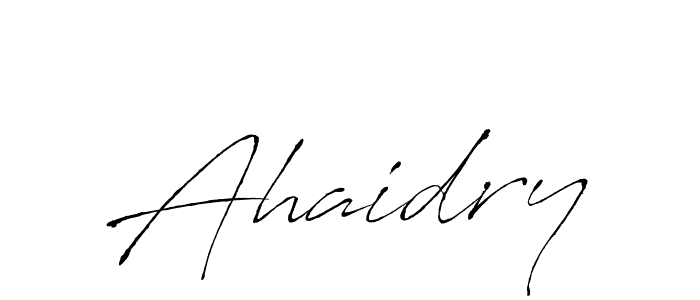 How to make Ahaidry signature? Antro_Vectra is a professional autograph style. Create handwritten signature for Ahaidry name. Ahaidry signature style 6 images and pictures png