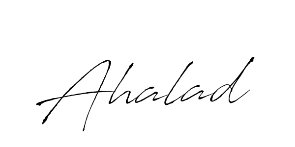 Antro_Vectra is a professional signature style that is perfect for those who want to add a touch of class to their signature. It is also a great choice for those who want to make their signature more unique. Get Ahalad name to fancy signature for free. Ahalad signature style 6 images and pictures png