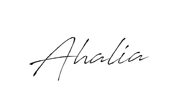 Make a beautiful signature design for name Ahalia. With this signature (Antro_Vectra) style, you can create a handwritten signature for free. Ahalia signature style 6 images and pictures png