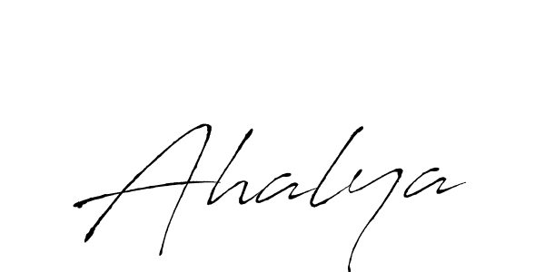 Use a signature maker to create a handwritten signature online. With this signature software, you can design (Antro_Vectra) your own signature for name Ahalya. Ahalya signature style 6 images and pictures png