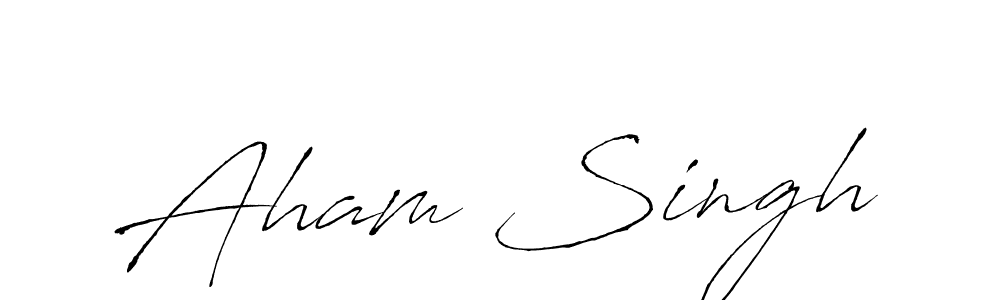 Similarly Antro_Vectra is the best handwritten signature design. Signature creator online .You can use it as an online autograph creator for name Aham Singh. Aham Singh signature style 6 images and pictures png