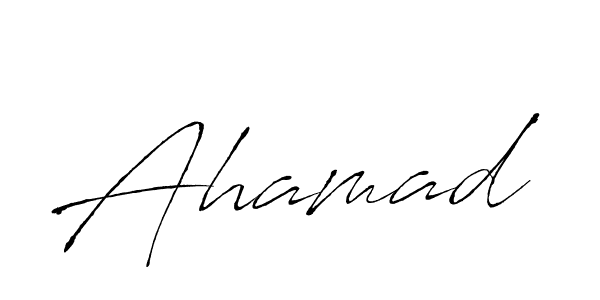 How to make Ahamad name signature. Use Antro_Vectra style for creating short signs online. This is the latest handwritten sign. Ahamad signature style 6 images and pictures png