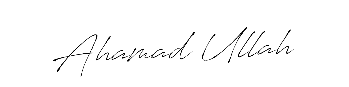 Similarly Antro_Vectra is the best handwritten signature design. Signature creator online .You can use it as an online autograph creator for name Ahamad Ullah. Ahamad Ullah signature style 6 images and pictures png