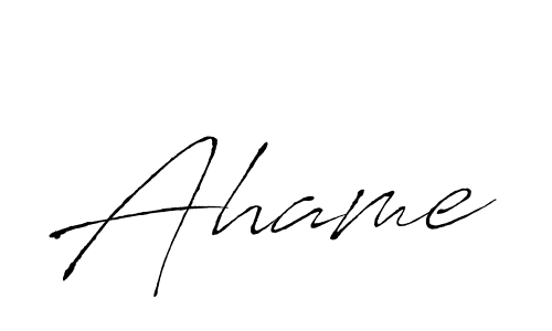 Best and Professional Signature Style for Ahame. Antro_Vectra Best Signature Style Collection. Ahame signature style 6 images and pictures png