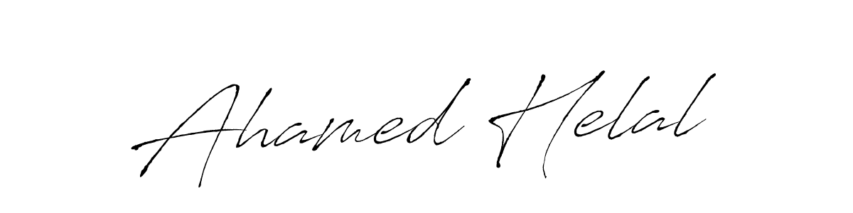 Design your own signature with our free online signature maker. With this signature software, you can create a handwritten (Antro_Vectra) signature for name Ahamed Helal. Ahamed Helal signature style 6 images and pictures png