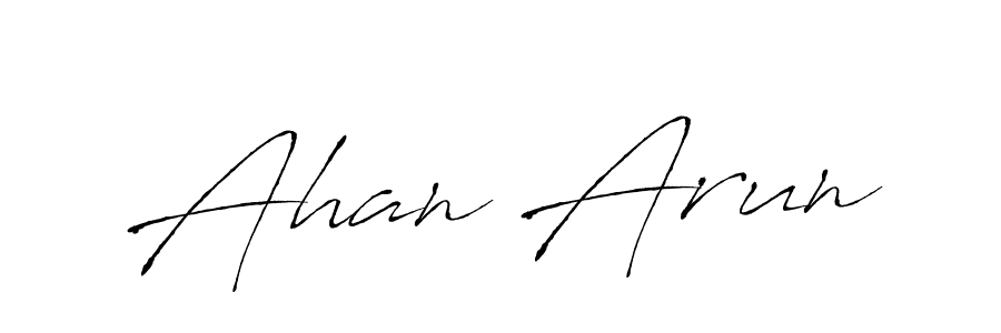 Once you've used our free online signature maker to create your best signature Antro_Vectra style, it's time to enjoy all of the benefits that Ahan Arun name signing documents. Ahan Arun signature style 6 images and pictures png