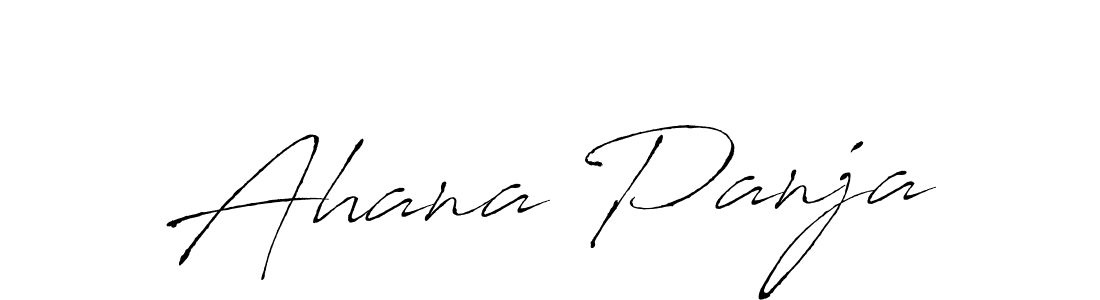 Antro_Vectra is a professional signature style that is perfect for those who want to add a touch of class to their signature. It is also a great choice for those who want to make their signature more unique. Get Ahana Panja name to fancy signature for free. Ahana Panja signature style 6 images and pictures png