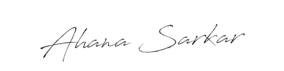 Design your own signature with our free online signature maker. With this signature software, you can create a handwritten (Antro_Vectra) signature for name Ahana Sarkar. Ahana Sarkar signature style 6 images and pictures png