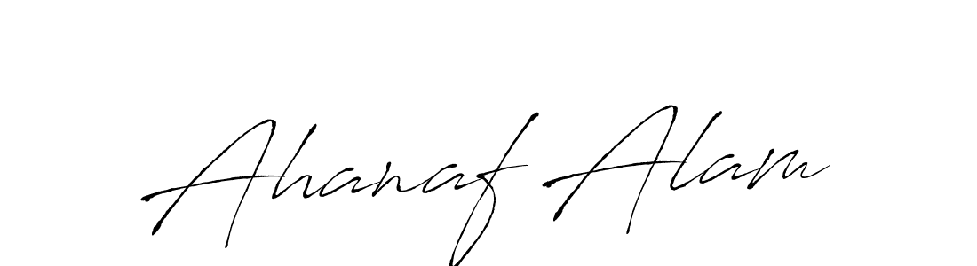 Create a beautiful signature design for name Ahanaf Alam. With this signature (Antro_Vectra) fonts, you can make a handwritten signature for free. Ahanaf Alam signature style 6 images and pictures png