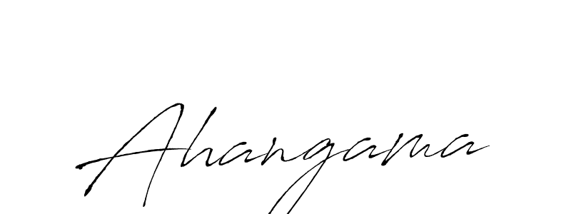 if you are searching for the best signature style for your name Ahangama. so please give up your signature search. here we have designed multiple signature styles  using Antro_Vectra. Ahangama signature style 6 images and pictures png