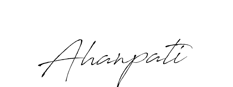 Use a signature maker to create a handwritten signature online. With this signature software, you can design (Antro_Vectra) your own signature for name Ahanpati. Ahanpati signature style 6 images and pictures png