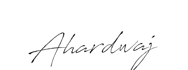 Make a beautiful signature design for name Ahardwaj. With this signature (Antro_Vectra) style, you can create a handwritten signature for free. Ahardwaj signature style 6 images and pictures png