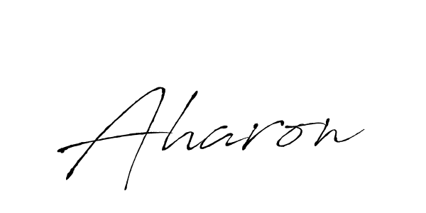How to make Aharon name signature. Use Antro_Vectra style for creating short signs online. This is the latest handwritten sign. Aharon signature style 6 images and pictures png
