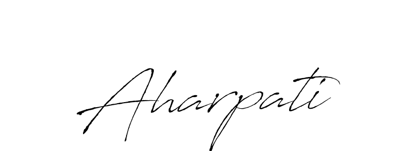 Make a beautiful signature design for name Aharpati. With this signature (Antro_Vectra) style, you can create a handwritten signature for free. Aharpati signature style 6 images and pictures png