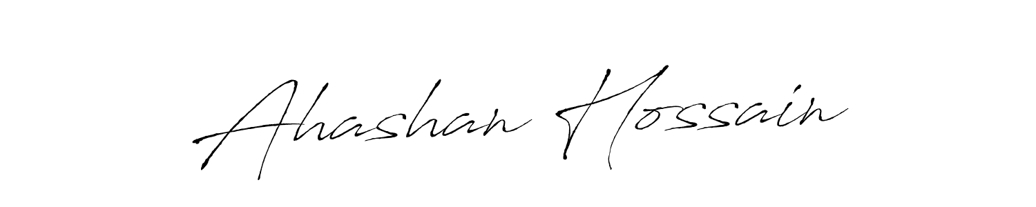 Make a beautiful signature design for name Ahashan Hossain. Use this online signature maker to create a handwritten signature for free. Ahashan Hossain signature style 6 images and pictures png