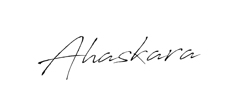 How to make Ahaskara signature? Antro_Vectra is a professional autograph style. Create handwritten signature for Ahaskara name. Ahaskara signature style 6 images and pictures png