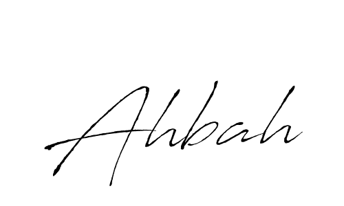 Ahbah stylish signature style. Best Handwritten Sign (Antro_Vectra) for my name. Handwritten Signature Collection Ideas for my name Ahbah. Ahbah signature style 6 images and pictures png