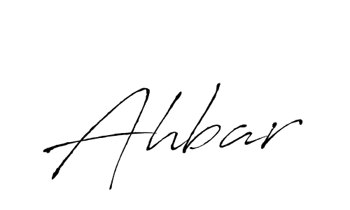 How to make Ahbar signature? Antro_Vectra is a professional autograph style. Create handwritten signature for Ahbar name. Ahbar signature style 6 images and pictures png